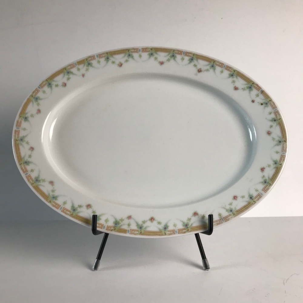 Vintage Austrian Porcelain Oval Platter